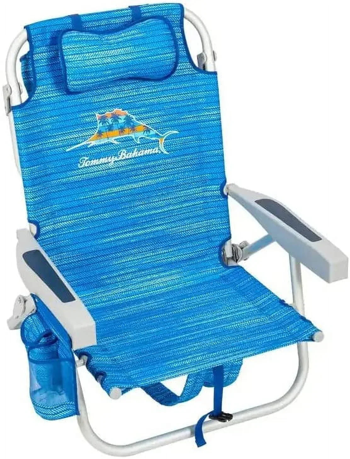 2026 NewTommy Bahama Backpack Beach Chairs - (2 PACK Blue )