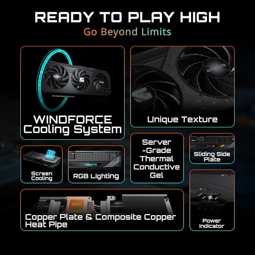 2026 GIGABYTE Radeon RX 9060 XT Gaming OC 16G Graphics Card, PCIe 5.0, 16GB GDDR6, GV-R9060XTGAMING OC-16GD Video Card