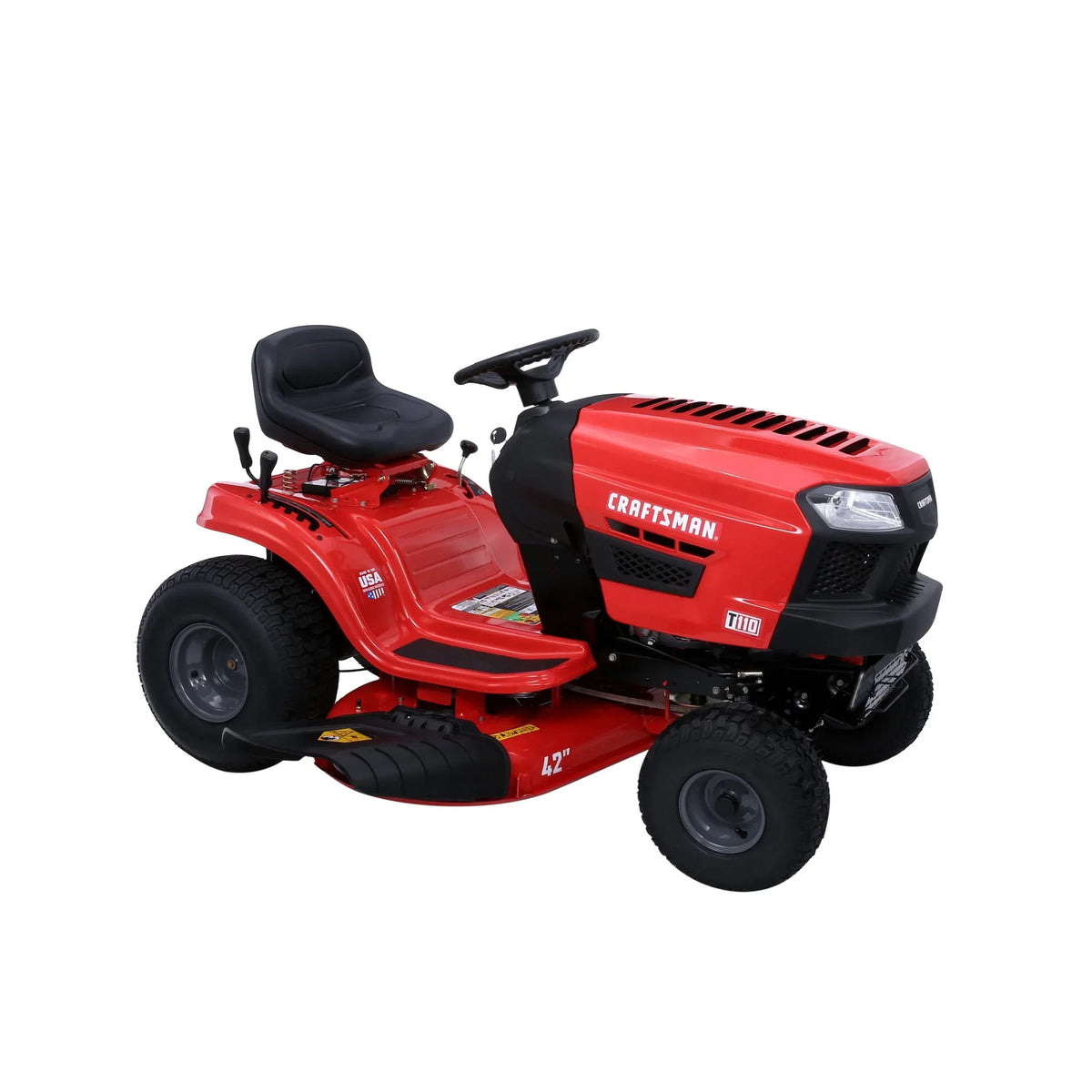 2026 T110 42-in Riding Lawn Mower 17.5 Engine 7-Speed Transmission Model 13AN77XS093