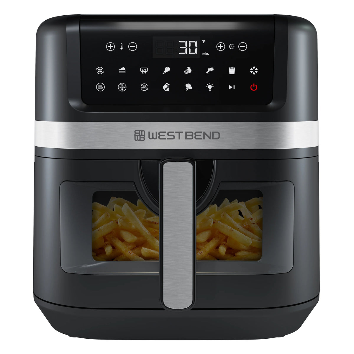 2026 West Bend 7QT Air Fryer with 13 One-Touch Presets, in Black (AFWB7QBK13)