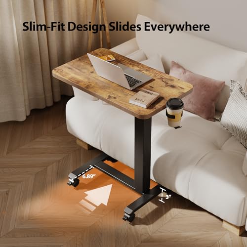 2026 Agilestic Electric Standing Desk, 48 x 24 Inches Height Adjustable Desk, Sit Stand up for Work Office Home, Ergonomic Rising Computer Table with Memory Preset, Rustic Brown