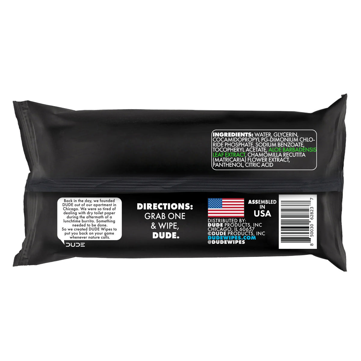 2026 NewDUDE Wipes Fragrance-Free + Moisturizing XL Flushable Wipes, 480 Wipes