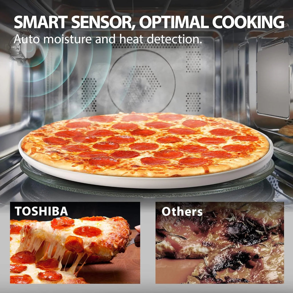 2026 4-in-1 ML-EC42P(SS) Countertop Microwave Oven, Smart Sensor, Convection, Air Fryer Combo, Mute Function, Position Memory 13.6" Turntable, 1.5 Cu Ft, 1000W, Silver