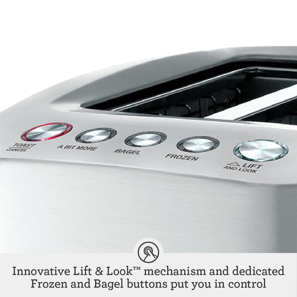 2026 Breville Die-Cast Smart Toaster, 2-Slice, Brushed Stainless Steel