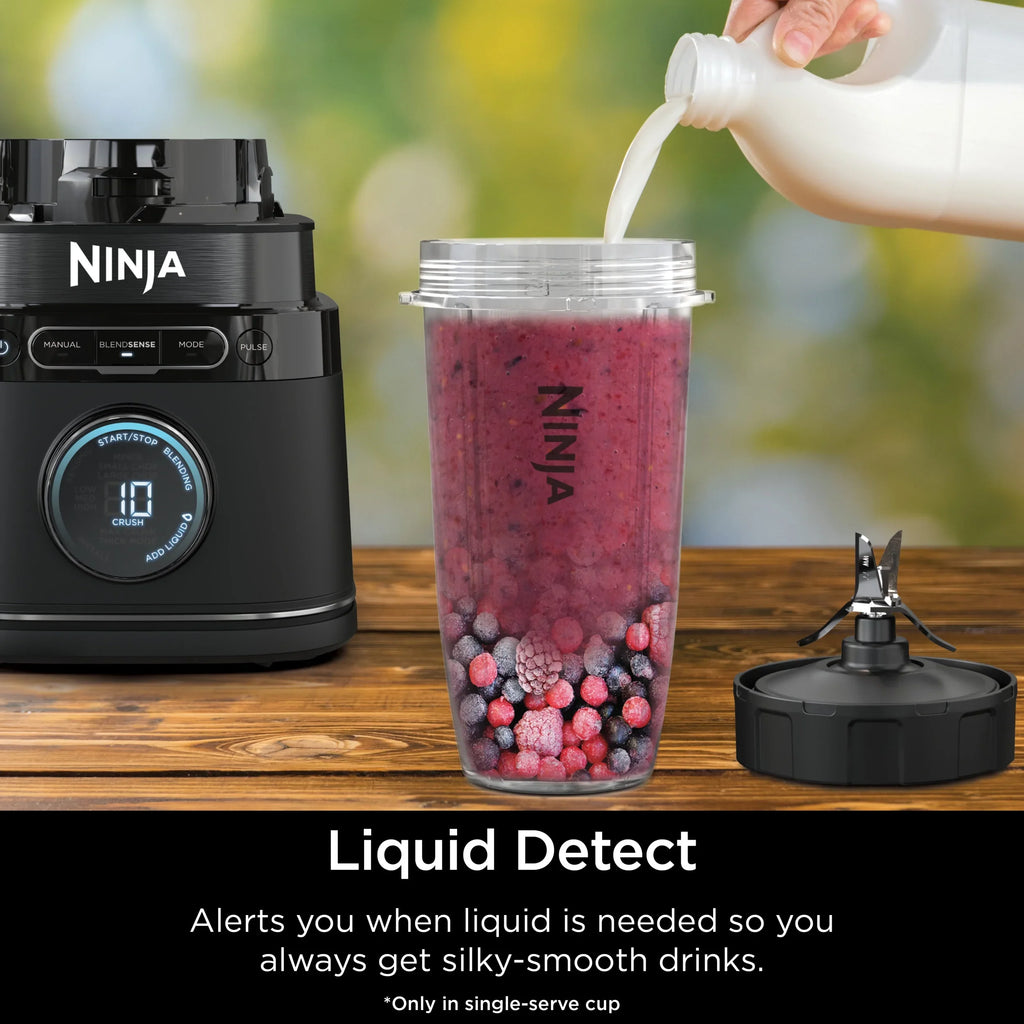 2026 NewNinja Detect Kitchen System Power Blender + Processor with Blend Sense Technology, Silver, TB400