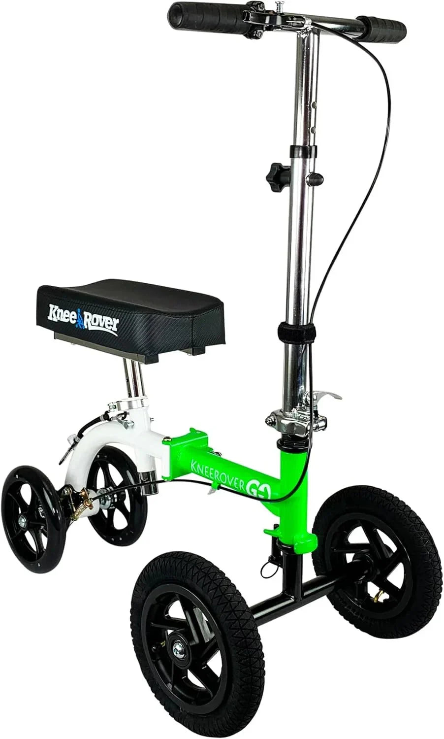 2026 NewHybrid – Most compact all-terrain knee scooter for adults, suitable for foot surgery, robust knee roller for rehabilitation after ankle fractures and foot injuries, leg scooter, best alternative to knee crutches (Green)