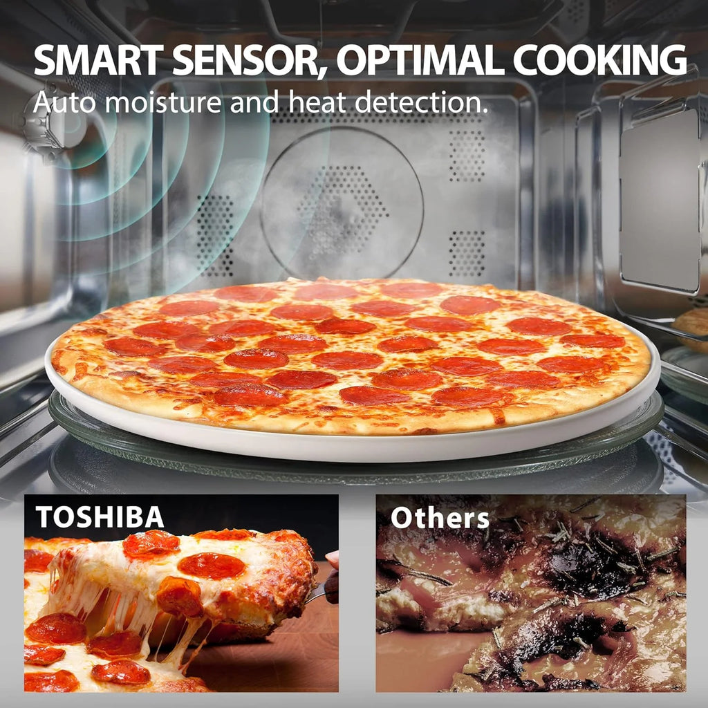 2026 4-in-1 ML-EC42P(SS) Countertop Microwave Oven, Smart Sensor, Convection, Air Fryer Combo, Mute Function, Position Memory 13.6" Turntable, 1.5 Cu Ft, 1000W, Silver
