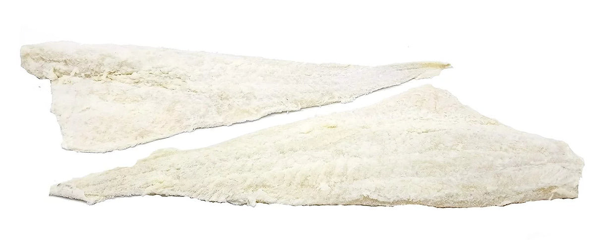 2026 Bacalao - Baccala Dried Salt Cod Without Bone - Approximately 2.5 Lb. - Excellent Filets by Italian Market