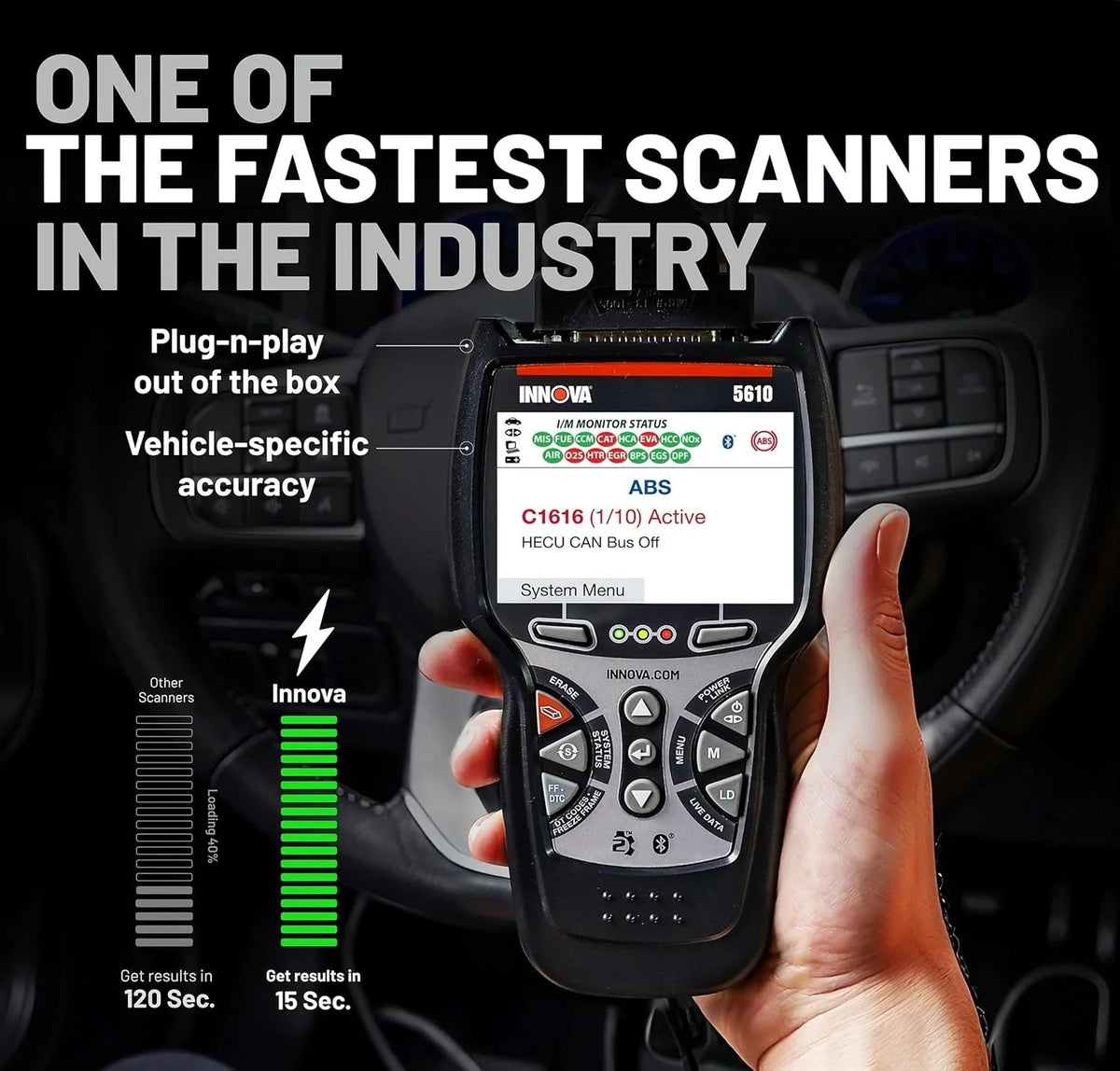 2026 NewInnova 5610 OBD2 Bidirectional Scan Tool with Updates & Support