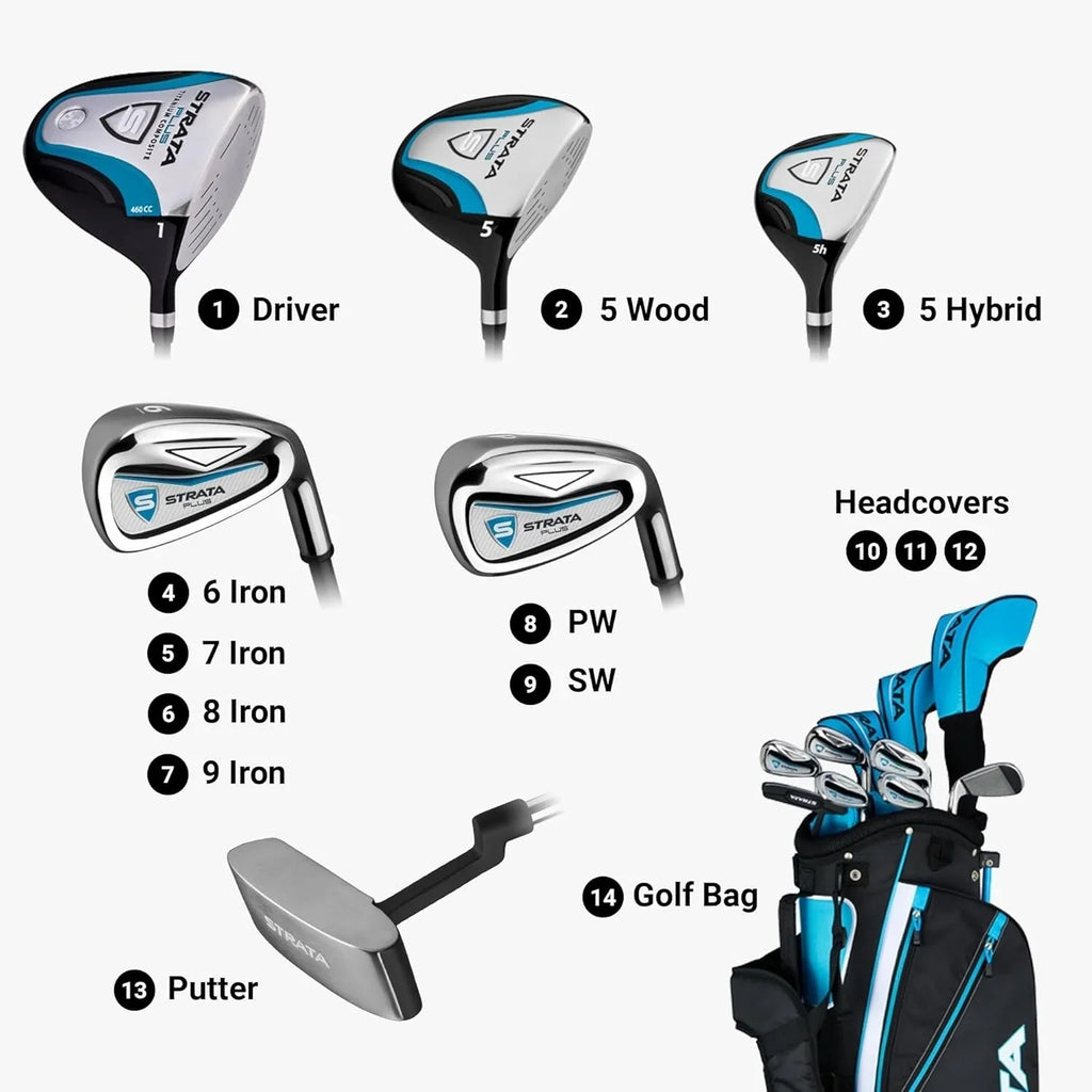 2026 NewCallaway Strata Women's Racket Set, Complete Set
