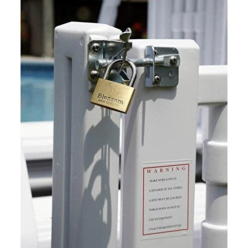 2026 NewSimple stepped pool entrance system with door (Model 2026)