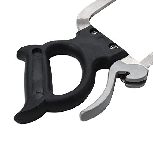 2026 Weston Butcher Meat and Bone Saw with 22 Inch Stainless Steel Serrated Blade with Quick Release Handle (47-2201)