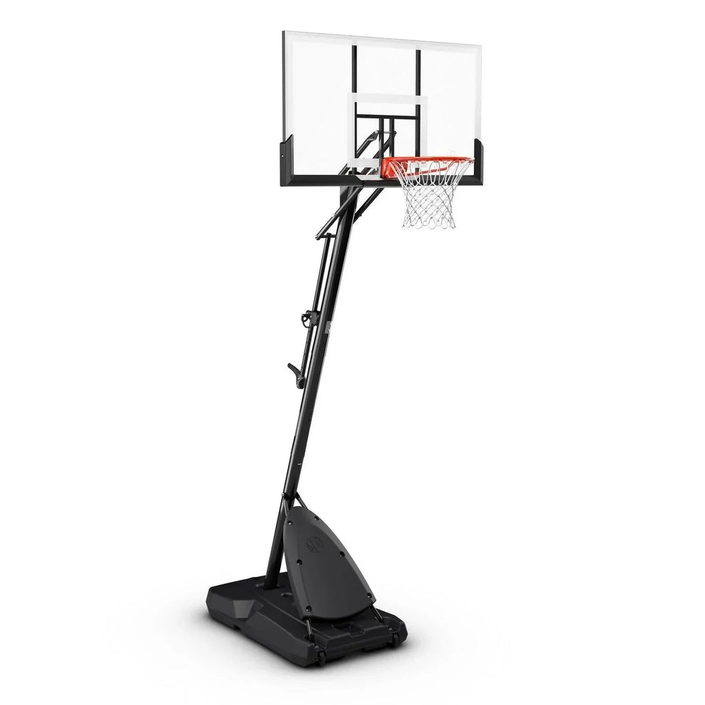 2026 New2025 Spalding 54-inch shatterproof polycarbonate Exacta height basketball hoop system, portable