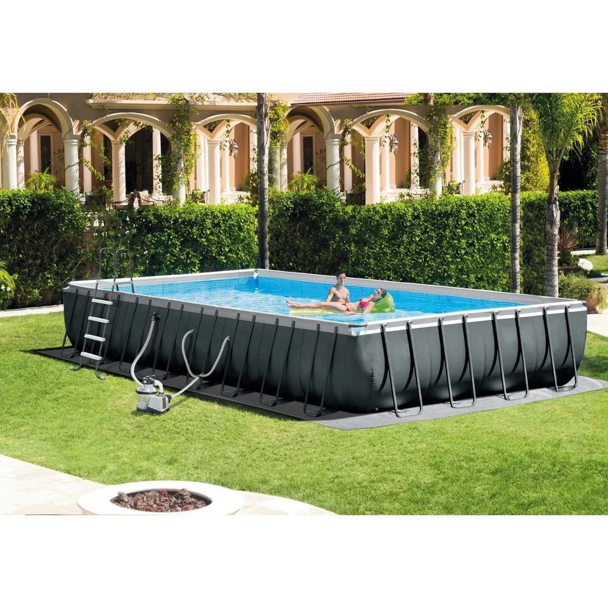 2026 NewRectangular Ultra XTR Frame Pool (9.75 m x 4.88 m x 1.32 m) with pump