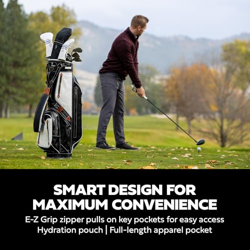 Sun Mountain 2026 4.5LS 14-Way VLO Bag - Prime Organization with Our 14 Way Golf Stand Bag - Lightweight Golf Club Bag with Full-Length Pockets and Adjustable Straps for Enhanced Carry