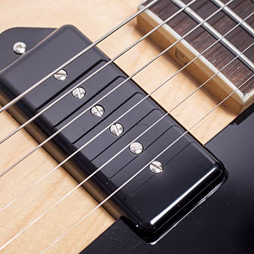 2026 GROTE Jazz Electric Guitar Hollow Body Chrome Hardware P90 pickup (RED)