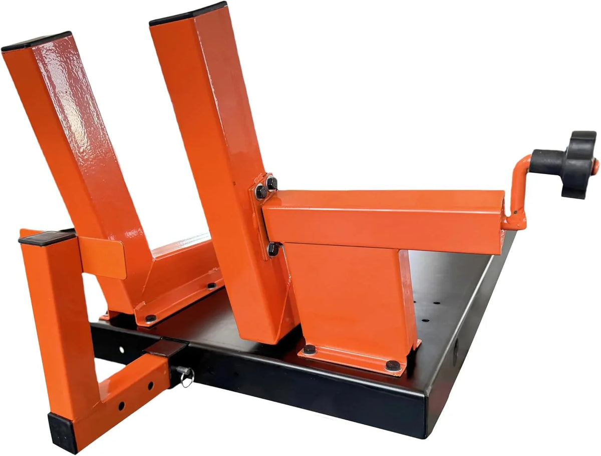2026 MT1500X 1500LB Air-Operated Motorcycle & ATV Lift Table 48" Wide with Side Extensions, 2-Year Warranty