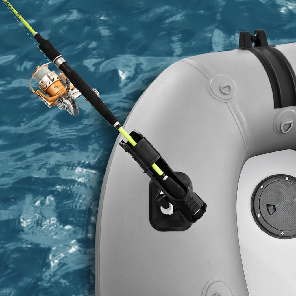 Inflatable Boat | Yacht Dinghy Tender Raft | Multi Person Fishing Boat | Aluminum Floor Oars | Fishing Rod Holders | Heavy-Duty PVC | 2026 Model |