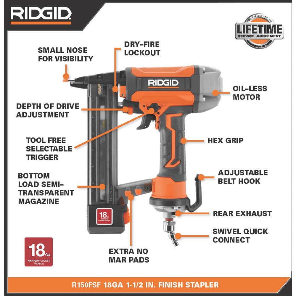 2026 6 Gal. Portable Electric Pancake Air Compressor w/ 18GA Brad Nailer, 16GA Straight Finish Nailer, & 18GA Finish Stapler R69603FK