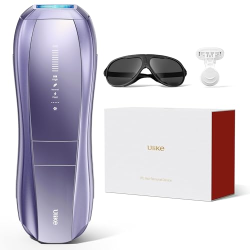 2026 Ulike Laser Hair Removal Device Air 10 Ipl Gift for Women and Men, Ice Cool and Permanent Hair Reduction for Nearly Painless, Dual Lights, Skin Sensor & USHR Mode Hair Removal in 10mins from Home