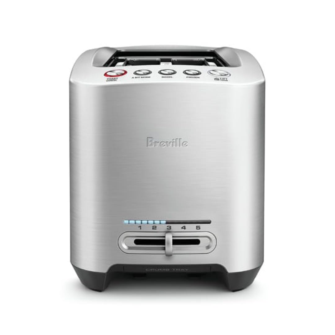 2026 Breville Die-Cast Smart Toaster, 2-Slice, Brushed Stainless Steel