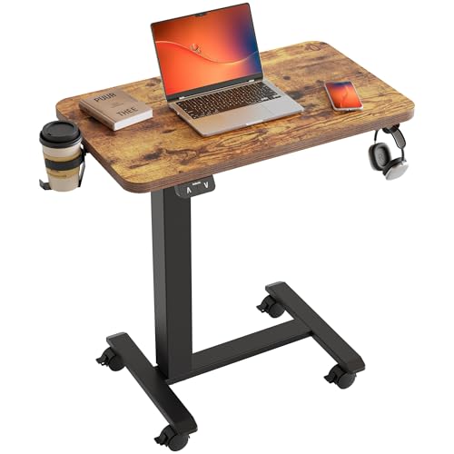 2026 Agilestic Electric Standing Desk, 48 x 24 Inches Height Adjustable Desk, Sit Stand up for Work Office Home, Ergonomic Rising Computer Table with Memory Preset, Rustic Brown