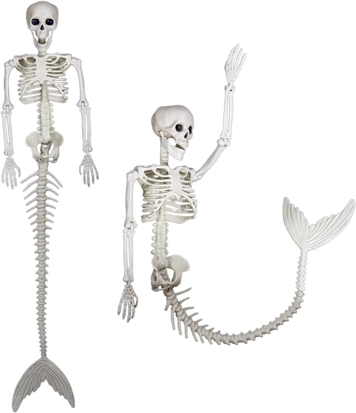 2026 Ghost Skull Mermaid Plastic Bones