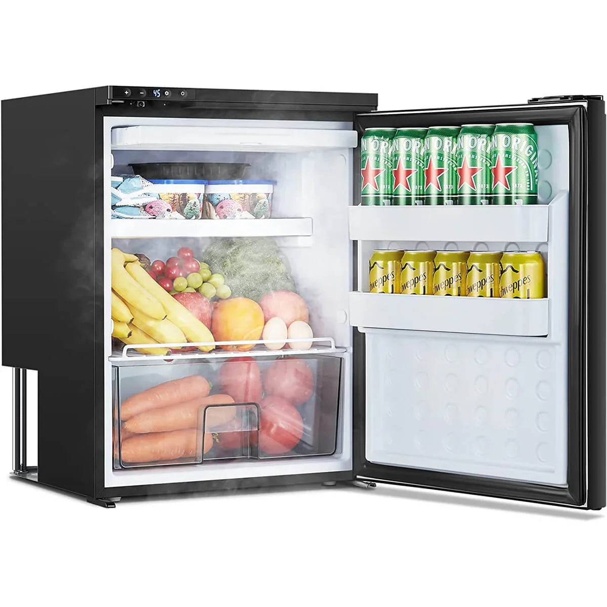 2026 12 Volt RV Refrigerator 2.3cu.ft 65L RV Fridge and Freezer