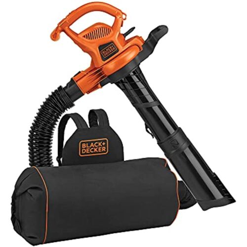 2026 BLACK DECKER 3-in-1 Electric Leaf Blower, Leaf Vacuum, Mulcher (BEBL7000)
