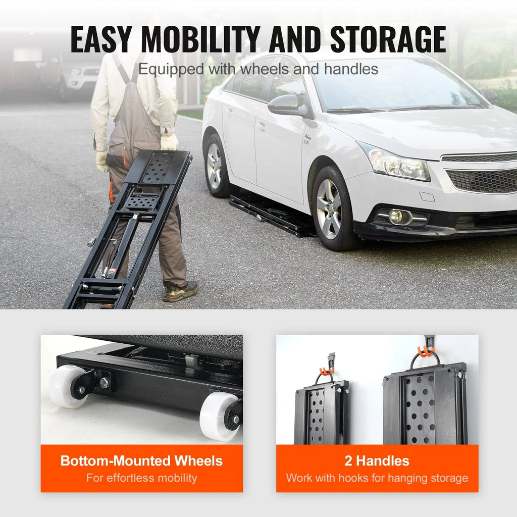 2026 Portable Car Lift 7000 LBS Automatic Car Lift System Jack for Home Garage