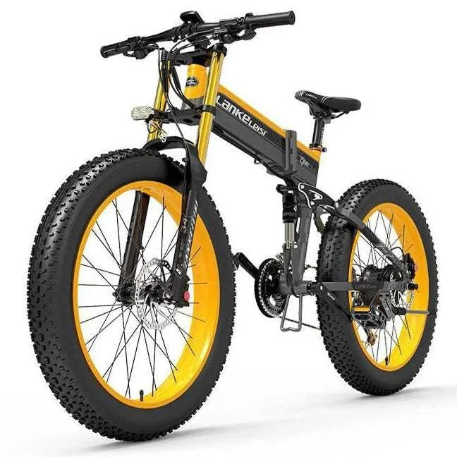 2026 NewLankeleisi XT750 Plus 1000W 26" Fatbike Dual Crown Fork Foldable E-Mountain Bike 17.5Ah