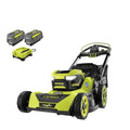 2026 40V Brushless 21-in Self-Propelled AWD Lawn Mower Whisper Series Includes (2) 6.0Ah Batteries and Charger
