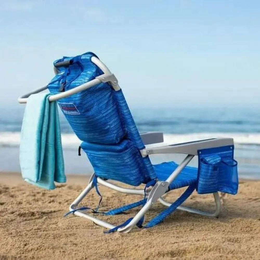 2026 NewTommy Bahama Backpack Beach Chairs - (2 PACK Blue )