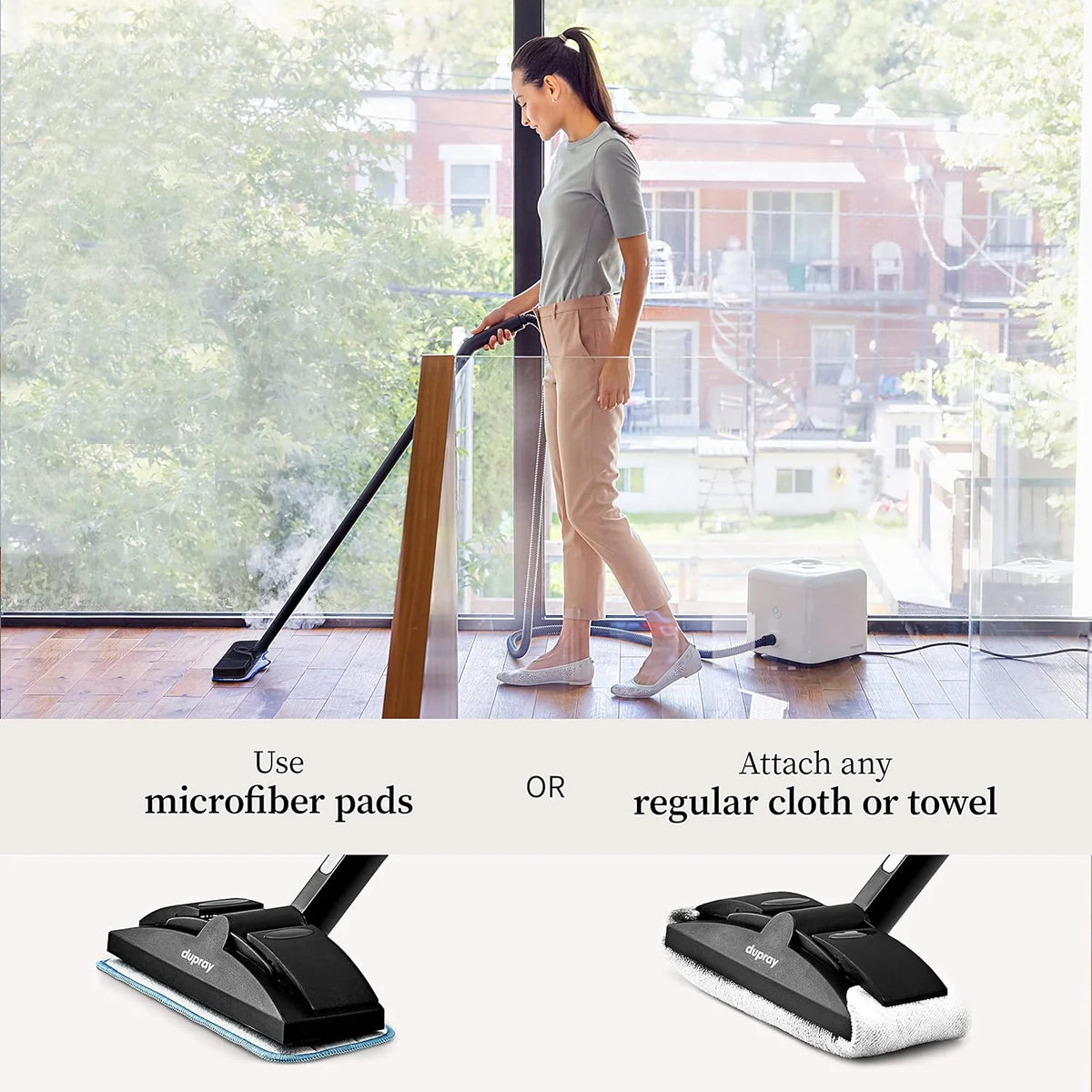 2026 Neat Steam Cleaner with 17-Piece Kit - Powerful, Chemical-Free Cleaning for Floors, Cars, Tiles, Upholstery, Kitchen, Bathroom Grout, Carpets & More - Kills up to 99.9% of Bacteria & Viruses *