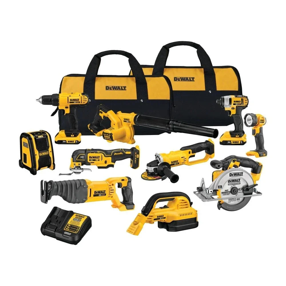 2026 New2025 DEWALT 20V MAX 10-piece tool combination set DCK1020D2 by DEWALT