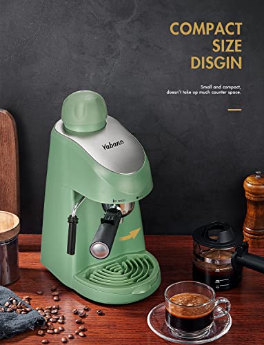 2026 Yabano Espresso Machine, 3.5Bar Espresso Coffee Maker, Espresso and Cappuccino Machine with Milk Frother, Espresso Maker with Steamer