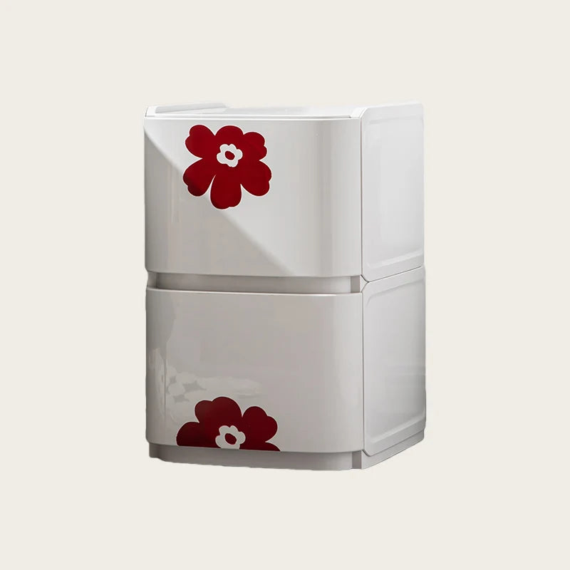 2026 2-Tier Mobile Storage Rack with Drawers