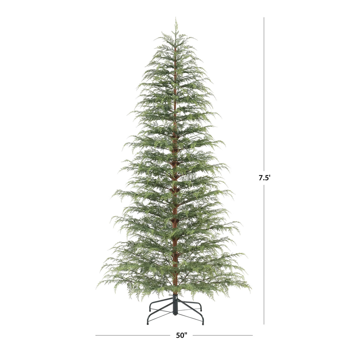 2026 7.5 ft Pre-Lit Cypress Artificial Christmas Tree with 500 Twinkle LED Lights and Stand