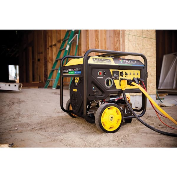 2026 15,000/12,000-Watt Electric Start Gasoline Propane and Natural Gas Tri-Fuel Portable Generator with CO Shield