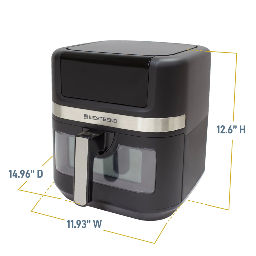 2026 West Bend 7QT Air Fryer with 13 One-Touch Presets, in Black (AFWB7QBK13)