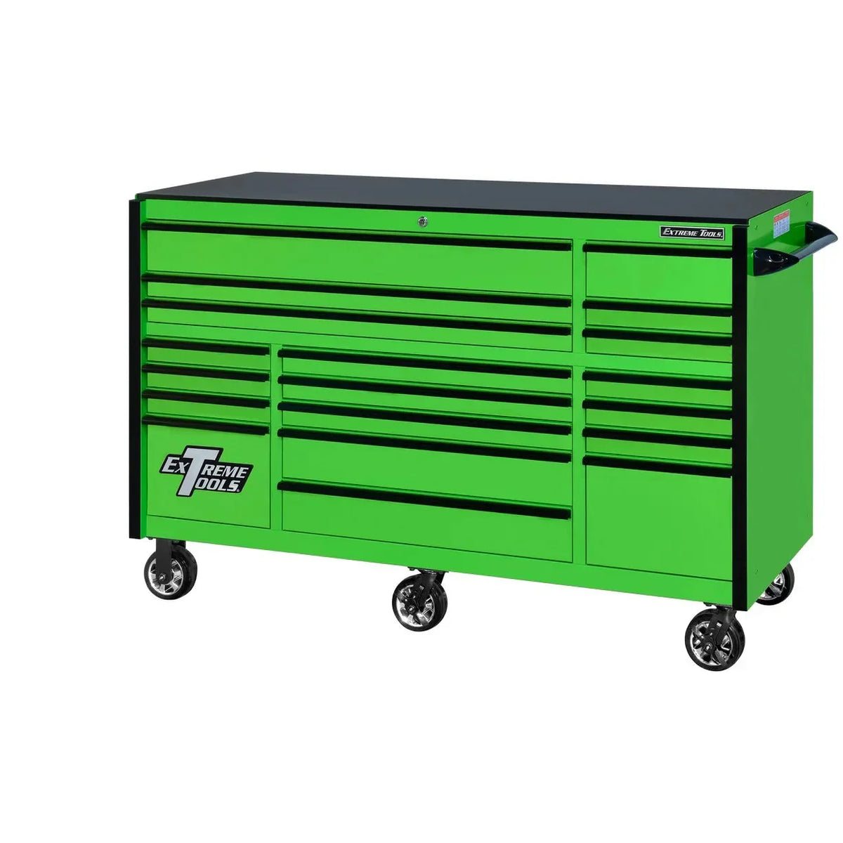 2026 NewExtreme Tools RX250 Series 72-inch x 30-inch Rolling Cart – 19 Drawers – 250 lb Drawer Slides