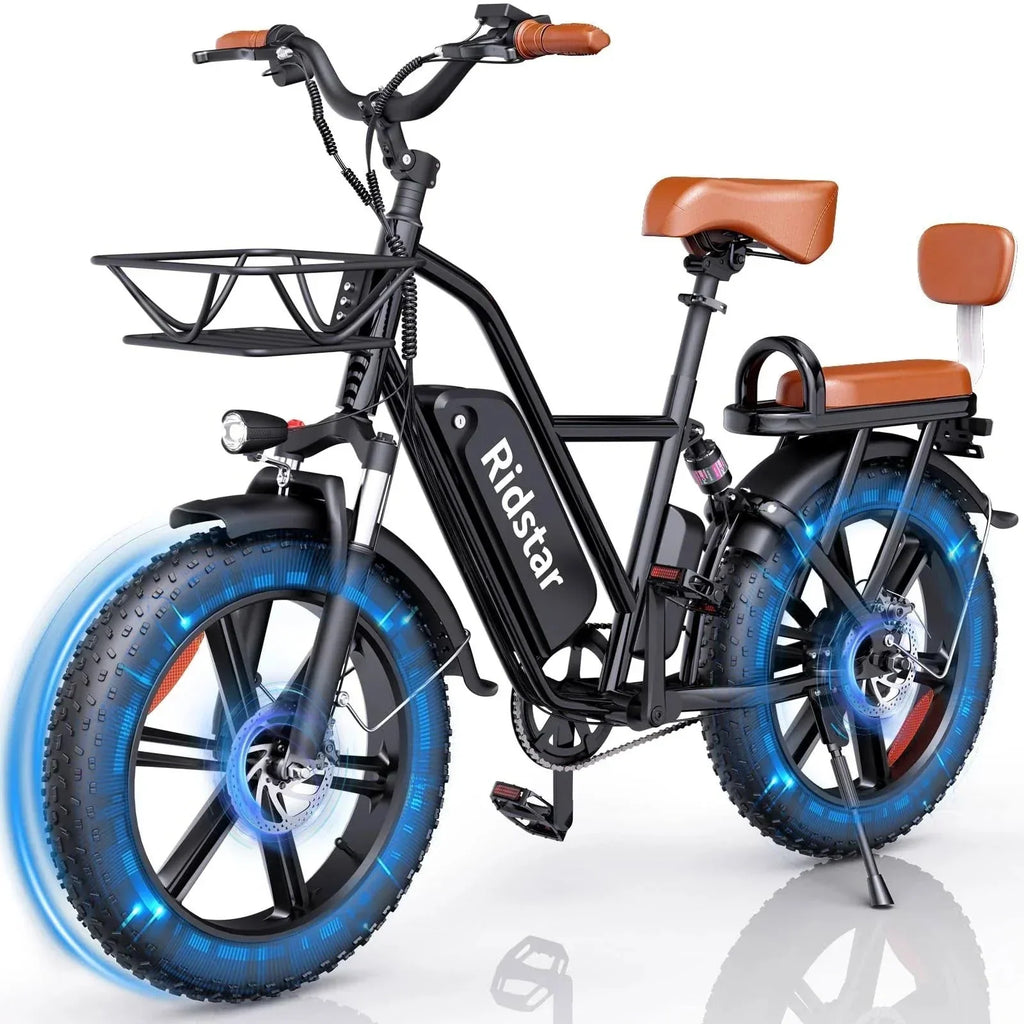 2026 NewBopzin 1000W Electric Bicycle for Adults, 48V 15Ah Removable Battery, 20" x 4.0" - 1000W