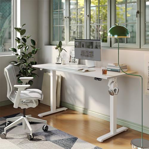 2026 Agilestic Electric Standing Desk, 48 x 24 Inches Height Adjustable Desk, Sit Stand up for Work Office Home, Ergonomic Rising Computer Table with Memory Preset, Rustic Brown