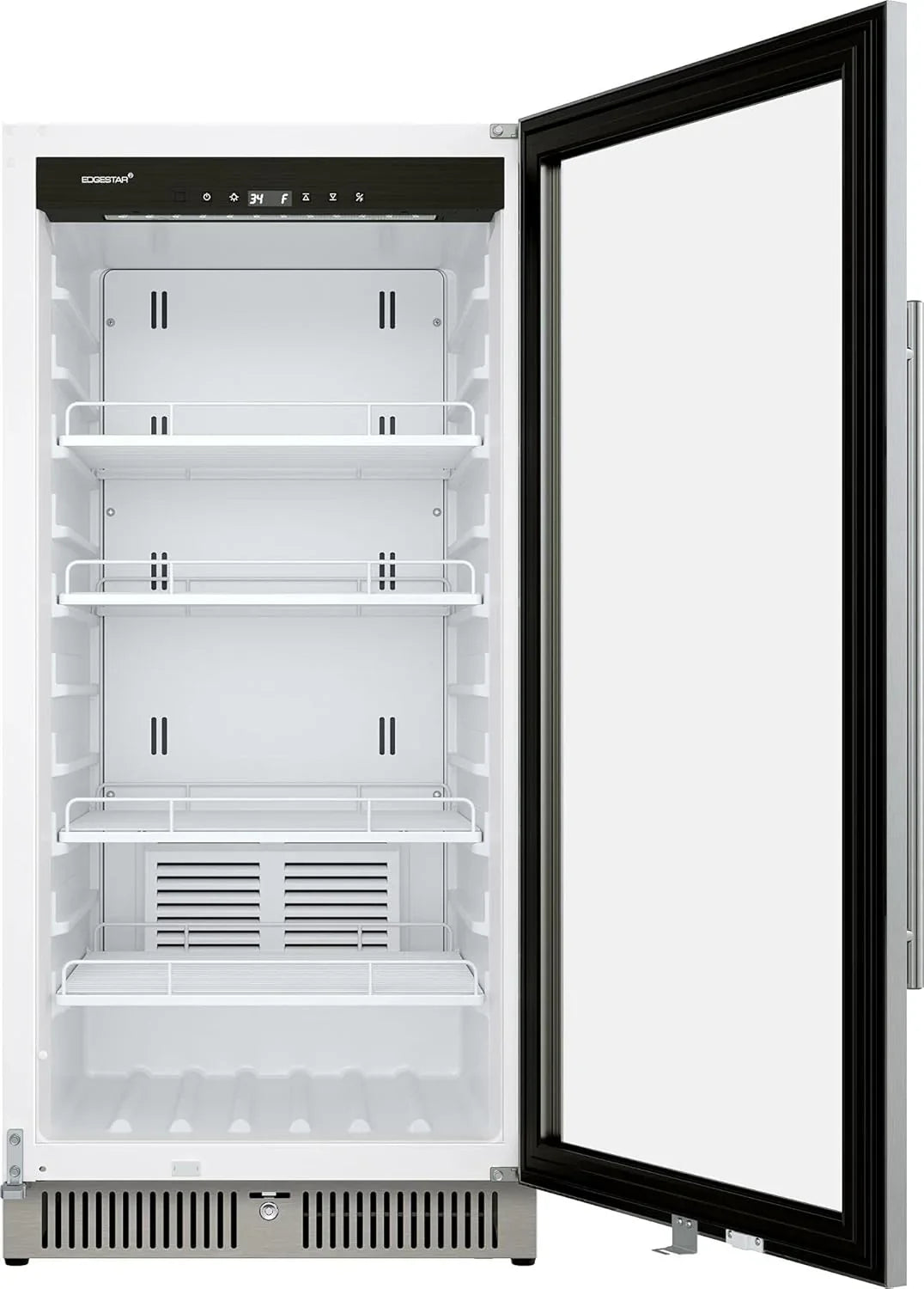 2026 VBM101 22" Wide 10.1 Cu. Ft. Commercial Beverage Merchandiser Stainless Steel, Temp Alarm, Reversible Door