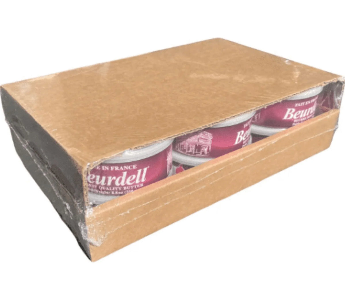2026 NewBeurdell Canned French Butter �C 100% Natural Salted Pasteurized Real Butter | Long Shelf Life Emergency Survival Food | Great for Cooking, Baking, RV & Camping | Pull Top Lid | Pack of 24 | France
