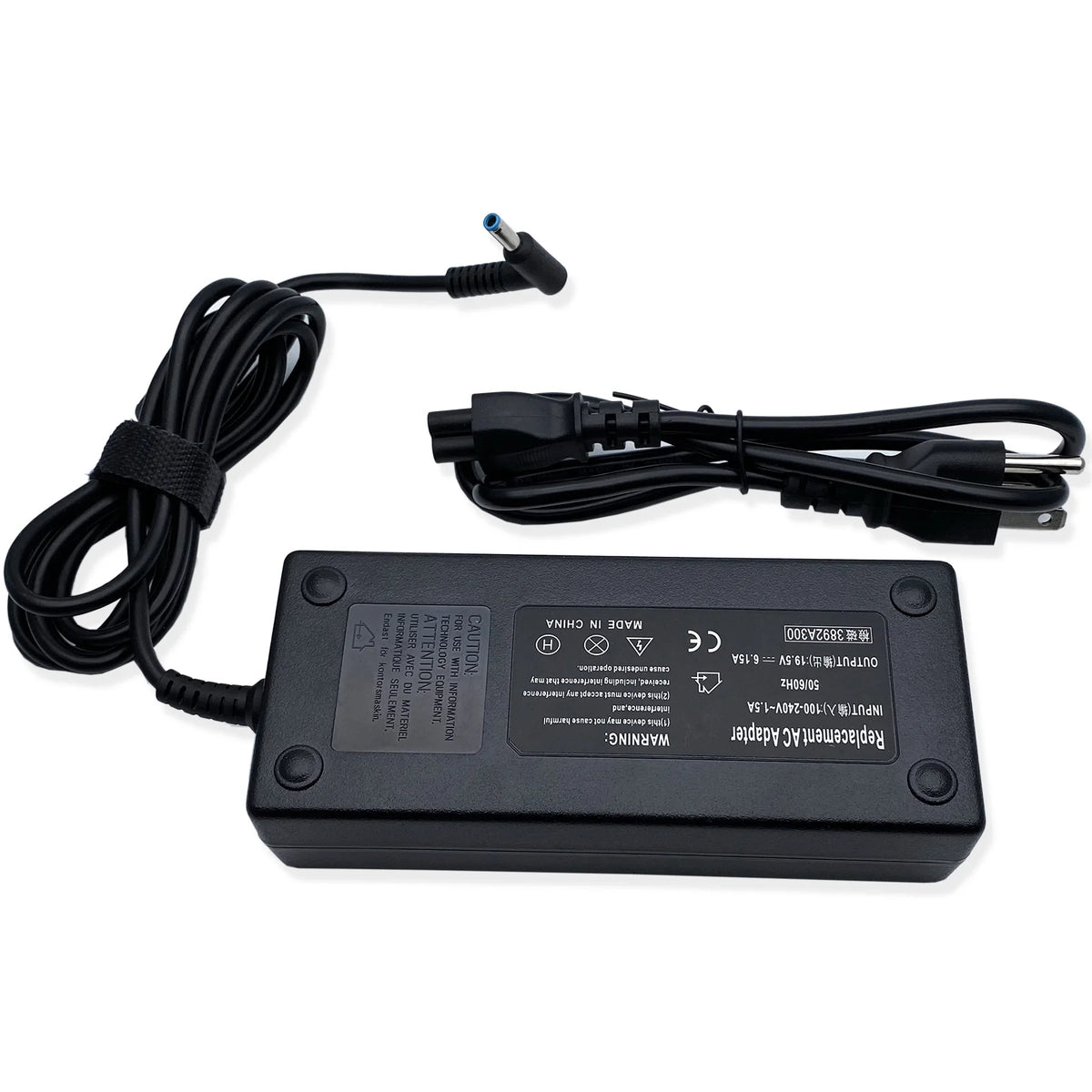 2026 120W AC Adapter Charger for Universal USB-C G2 G5 Dock Station 5TW10UT 5TW10AA HSN-IX02 Laptop Blue Tip L41856-001 TPN-LA18 L41423-002 Power Supply 19.5V 6.15A