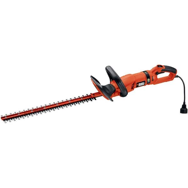 2026 24 in. 3.3 Amp Corded Dual Action Electric Hedge Hog Trimmer with Rotating Handle