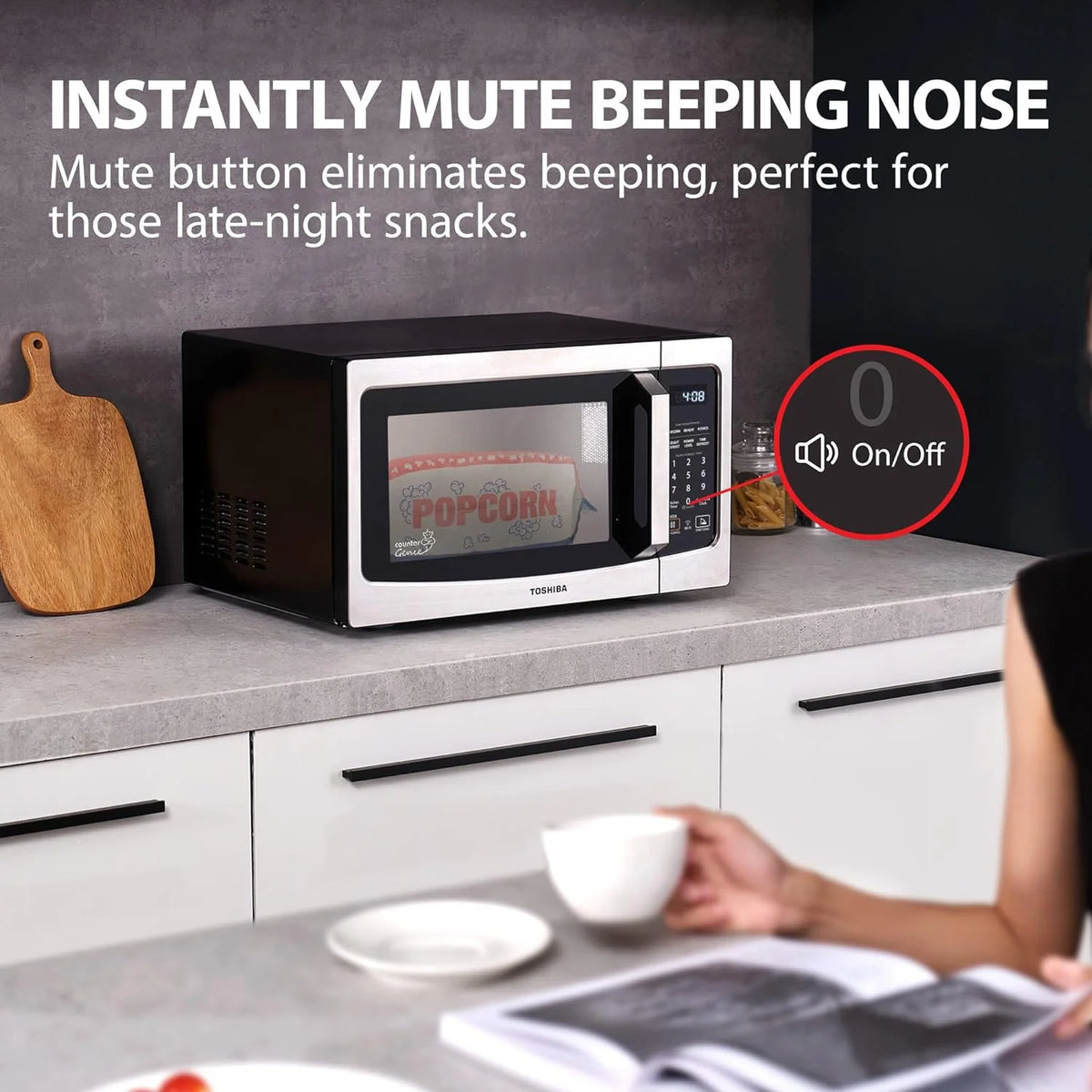 2026 4-in-1 ML-EC42P(SS) Countertop Microwave Oven, Smart Sensor, Convection, Air Fryer Combo, Mute Function, Position Memory 13.6" Turntable, 1.5 Cu Ft, 1000W, Silver