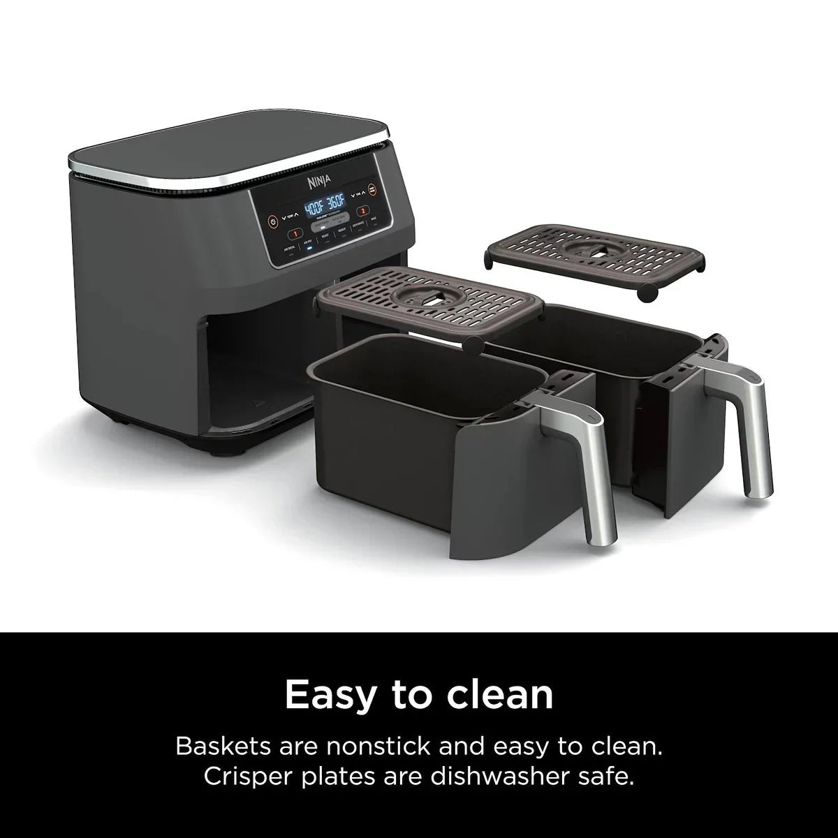 2026 Foodi 8 qt. Original Dualzone, 2-Basket Air Fryer with 6 Functions