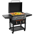 2026 Clearance Sale 2-Burner 28" Griddle with Electric Air Fryer and Hood